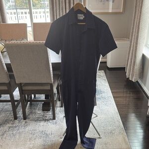 Navy Blue Men's Jumpsuit
